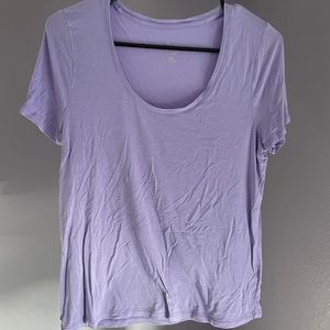 Scoop neck t shirt